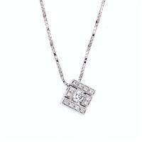 Collana Damiani Donna Belle Epoque in Oro bianco Diamante 0.09 Ct 20019095 - 20019095